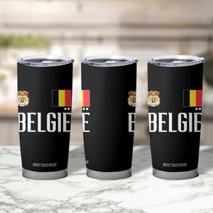 Royal Coat of Arms Belgie Crest Graphic Tumbler Cup Traditional Belgium Belgian Flag and Lion Heritage Pride Gift TS02 Print Your Wear