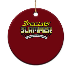 Speedway Slammer Indiana 2025 Ceramic Ornament TS02 1pc Red Print Your Wear
