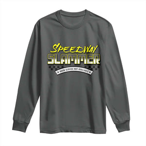 Speedway Slammer Indiana 2025 Long Sleeve Shirt TS02 Dark Heather Print Your Wear