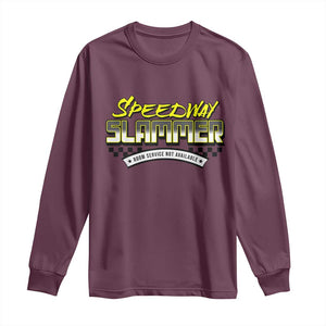 Speedway Slammer Indiana 2025 Long Sleeve Shirt TS02 Maroon Print Your Wear
