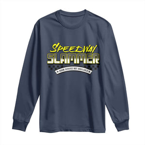 Speedway Slammer Indiana 2025 Long Sleeve Shirt TS02 Navy Print Your Wear
