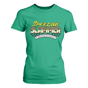 Speedway Slammer Indiana 2025 T Shirt For Women TS02 Irish Green Print Your Wear
