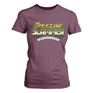 Speedway Slammer Indiana 2025 T Shirt For Women TS02 Maroon Print Your Wear
