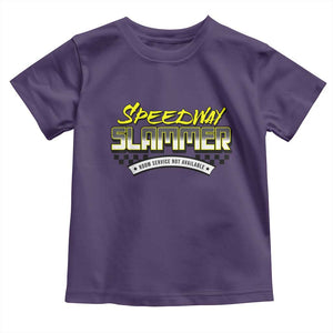 Speedway Slammer Indiana 2025 Toddler T Shirt TS02 Purple Print Your Wear