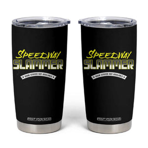 Speedway Slammer Indiana 2025 Tumbler Cup TS02 Black Print Your Wear
