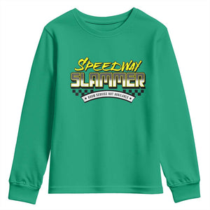 Speedway Slammer Indiana 2025 Youth Sweatshirt TS02 Irish Green Print Your Wear