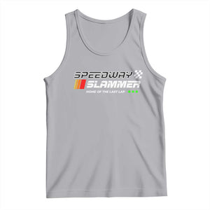 Speedway Slammer Racing 2025 Tank Top Home of The Last Lap TS02 Athletic Heather Print Your Wear