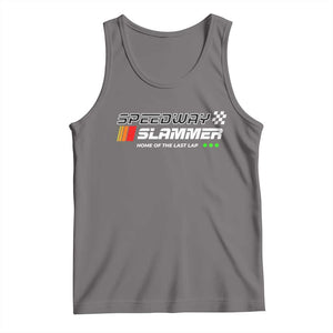 Speedway Slammer Racing 2025 Tank Top Home of The Last Lap TS02 Deep Heather Print Your Wear