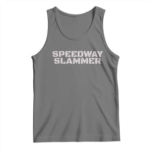 Speedway Slammer 2025 Tank Top Indiana Sarcastic TS02 Black Heather Print Your Wear