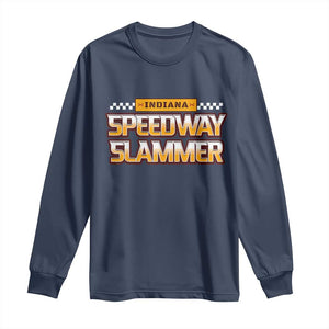 Indiana Speedway Slammer 2025 Long Sleeve Shirt Detention Prison TS02 Navy Print Your Wear