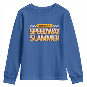 Indiana Speedway Slammer 2025 Youth Sweatshirt Detention Prison TS02 Royal Blue Print Your Wear