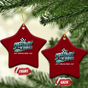 Speedway Slammer 2025 Ceramic Ornament Bunker Hill Indiana TS02 Print Your Wear