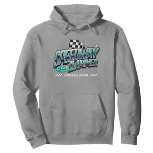 Speedway Slammer 2025 Hoodie Bunker Hill Indiana TS02 Sport Gray Print Your Wear