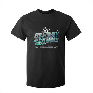 Speedway Slammer 2025 T Shirt For Kid Bunker Hill Indiana TS02 Black Print Your Wear