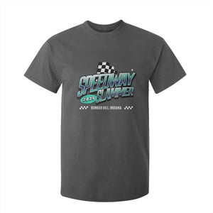 Speedway Slammer 2025 T Shirt For Kid Bunker Hill Indiana TS02 Dark Heather Print Your Wear