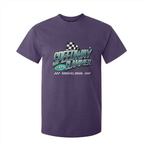 Speedway Slammer 2025 T Shirt For Kid Bunker Hill Indiana TS02 Purple Print Your Wear