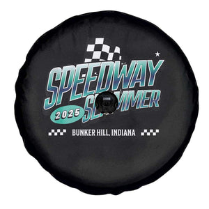 Speedway Slammer 2025 Spare Tire Cover Bunker Hill Indiana TS02 Print Your Wear