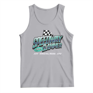 Speedway Slammer 2025 Tank Top Bunker Hill Indiana TS02 Athletic Heather Print Your Wear