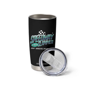 Speedway Slammer 2025 Tumbler Cup Bunker Hill Indiana TS02 Print Your Wear