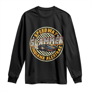 Speedway Slammer 2025 Long Sleeve Shirt Indiana Alcatraz Retro Vintage Racing Graphic TS02 Black Print Your Wear