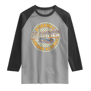Speedway Slammer 2025 Raglan Shirt Indiana Alcatraz Retro Vintage Racing Graphic TS02 Sport Gray Black Print Your Wear