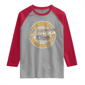 Speedway Slammer 2025 Raglan Shirt Indiana Alcatraz Retro Vintage Racing Graphic TS02 Sport Gray Red Print Your Wear