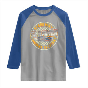 Speedway Slammer 2025 Raglan Shirt Indiana Alcatraz Retro Vintage Racing Graphic TS02 Sport Gray Royal Print Your Wear