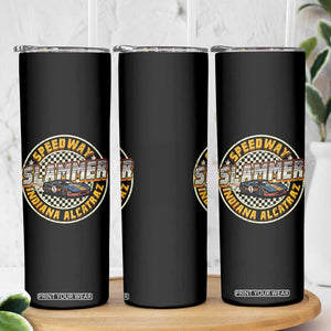 Speedway Slammer 2025 Skinny Tumbler Indiana Alcatraz Retro Vintage Racing Graphic TS02 Print Your Wear