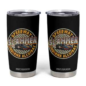 Speedway Slammer 2025 Tumbler Cup Indiana Alcatraz Retro Vintage Racing Graphic TS02 Black Print Your Wear