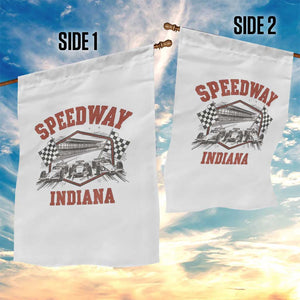 Indiana Speedway Slammer 2025 Garden Flag Detention Prison Jail TS02 Print Your Wear