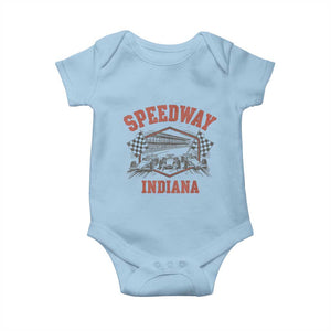 Indiana Speedway Slammer 2025 Baby Onesie Detention Prison Jail TS02 Light Blue Print Your Wear