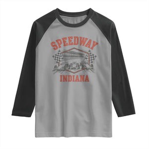 Indiana Speedway Slammer 2025 Raglan Shirt Detention Prison Jail TS02 Sport Gray Black Print Your Wear