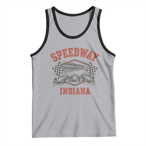 Indiana Speedway Slammer 2025 Tank Top Detention Prison Jail TS02 Athletic Heather Black Print Your Wear