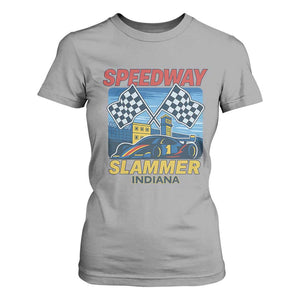 Speedway Slammer 2025 T Shirt For Women Indiana Alcatraz Vintage Racing Graphic TS02 Sport Gray Print Your Wear