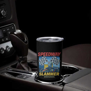 Speedway Slammer 2025 Tumbler Cup Indiana Alcatraz Vintage Racing Graphic TS02 Print Your Wear