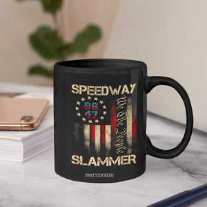 Speedway Slammer 2025 Coffee Mug We The People Patriotic Distressed American Flag TS02 Print Your Wear