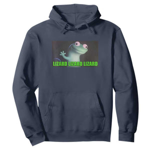 Funny Lizard Lizard Lizard Hoodie Weirdcore Gecko Meme TS02 Navy Print Your Wear