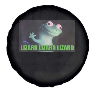 Funny Lizard Lizard Lizard Spare Tire Cover Weirdcore Gecko Meme TS02 Print Your Wear