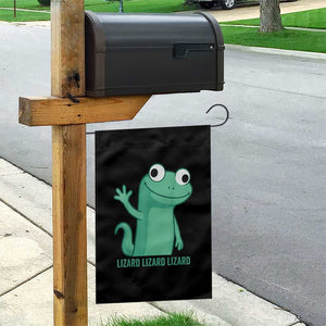 Funny Lizard Lizard Lizard Garden Flag Cute Gecko Reptile Meme TS02 Print Your Wear