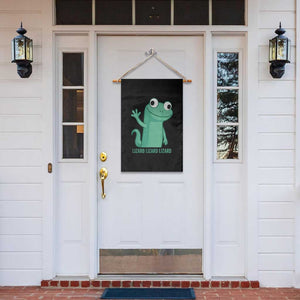 Funny Lizard Lizard Lizard Garden Flag Cute Gecko Reptile Meme TS02 Print Your Wear