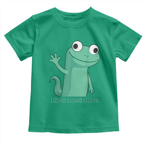Funny Lizard Lizard Lizard Toddler T Shirt Cute Gecko Reptile Meme TS02 Irish Green Print Your Wear