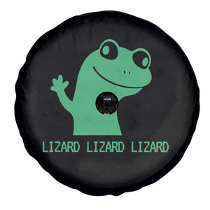 Funny Lizard Lizard Lizard Spare Tire Cover Weirdcore Gecko Reptile Meme TS02 Print Your Wear