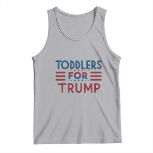 Trump 2024 Tank Top Toddlers for Trump Kids Trump 2024 TS02 Athletic Heather Print Your Wear