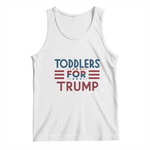 Trump 2024 Tank Top Toddlers for Trump Kids Trump 2024 TS02 White Print Your Wear