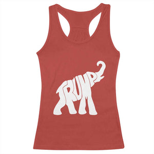 Trump 2024 Republican Elephant Racerback Tank Top US 47th President TS02 Red Print Your Wear