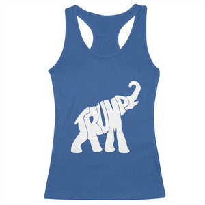 Trump 2024 Republican Elephant Racerback Tank Top US 47th President TS02 Royal Blue Print Your Wear