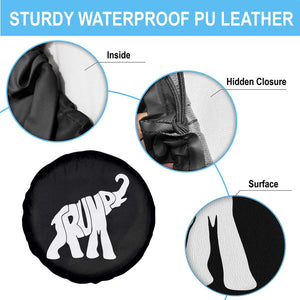 Trump 2024 Republican Elephant Spare Tire Cover US 47th President TS02 Print Your Wear