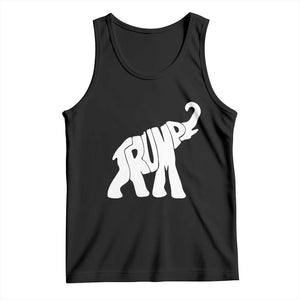 Trump 2024 Republican Elephant Tank Top US 47th President TS02 Black Print Your Wear