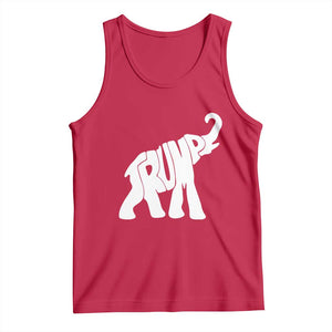 Trump 2024 Republican Elephant Tank Top US 47th President TS02 Red Print Your Wear