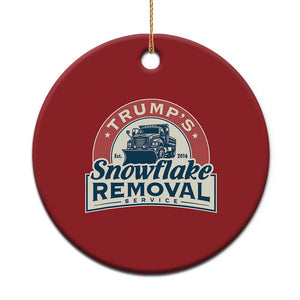 Xmas Trump Christmas Ornament Snowflake Removal Service Funny Xmas 2024 TS02 Print Your Wear